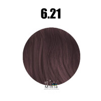 Фарба для волосся Elea Professional Artisto Color № 6.21 "Темно-русявий фіолетово-попелястий"